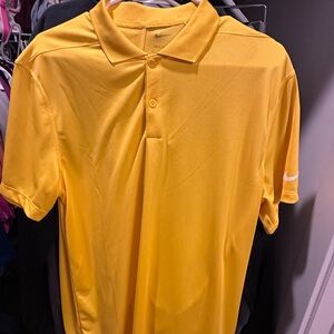 Nike Men's Bright Yellow Performance Polo